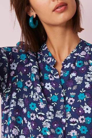 Robe courte - Bleu
