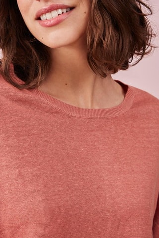 Pull en lin Barette - Rose