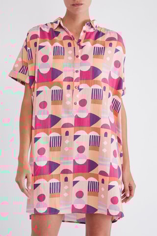 Robe chemise - Rose