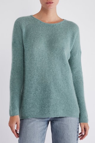 Pull en mohair - Vert