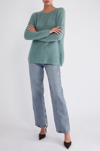 Pull en mohair - Vert