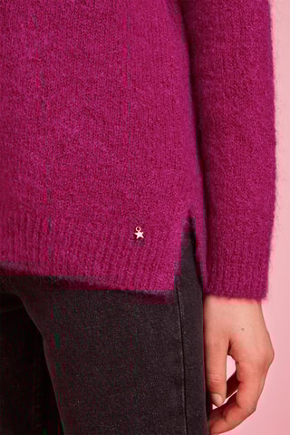 Pull en mohair et mérinos Darene - Violet