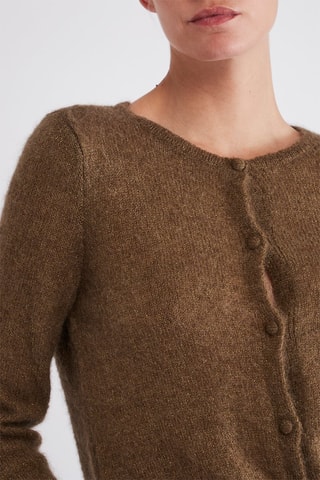 Gilet en super kid mohair et baby alpaga - Olive