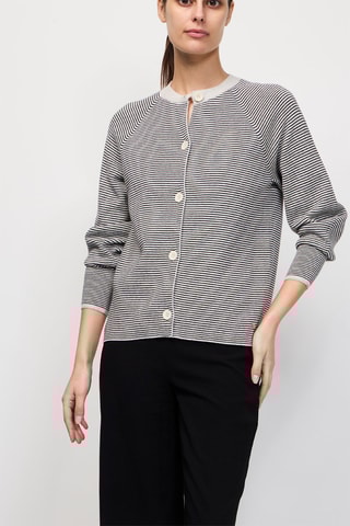 Gilet en laine Acora - Blanc et noir