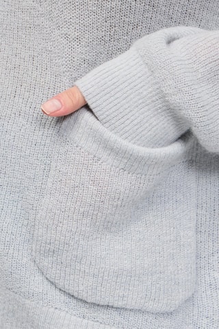 Gilet en laine, mohair et alpaga Amel - Gris