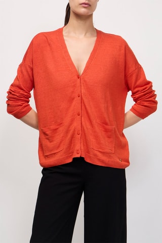 Gilet en lin Balotin - Orange