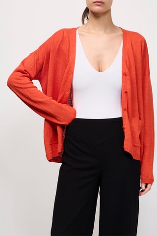 Gilet en lin Balotin - Orange