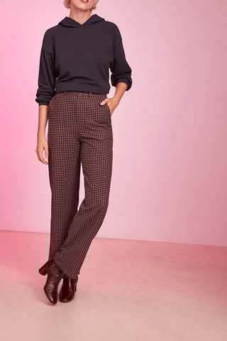 Pantalon en laine Serra - Marron