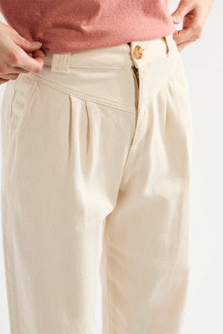 Pantalon droit 7/8 Epoline - Ecru
