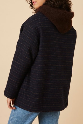 Manteau en laine Namaste - Noir