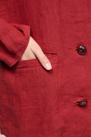 Veste en lin Takitaki - Rouge