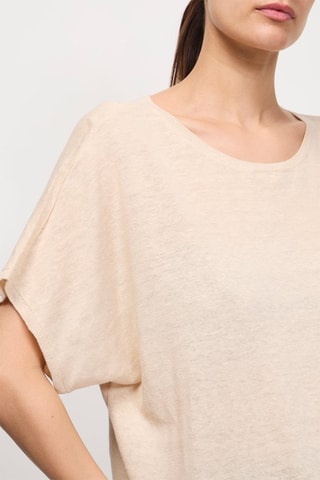 Top en lin Agrio - Beige