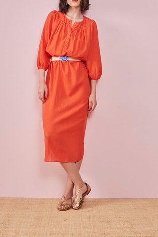 Robe longue Edeliette - Orange