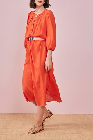 Robe longue Edeliette - Orange