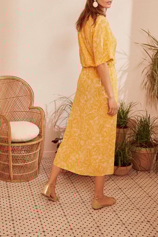 Robe longue Elinou - Jaune