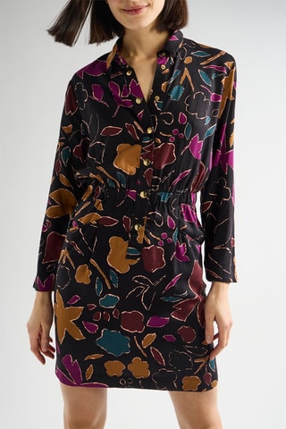 Robe chemise Tic - Noir