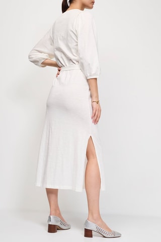 Robe droite Falumette - Ecru chiné