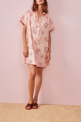 Robe chemise Sadjo - Rose