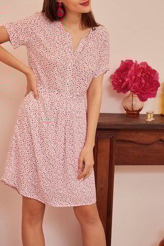 Robe droite Therese - Blanc