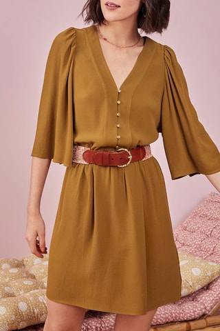 Robe patineuse Pinède - Kaki