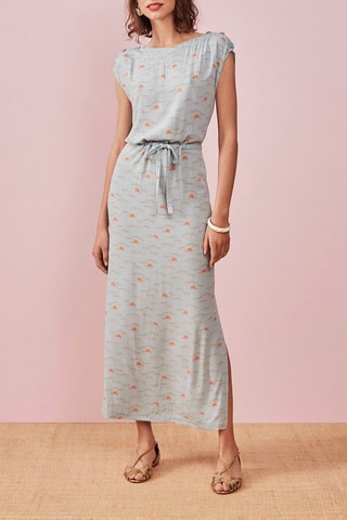 Robe longue Emmouna - Gris