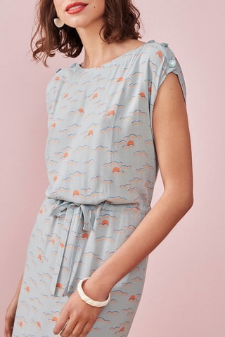 Robe longue Emmouna - Gris