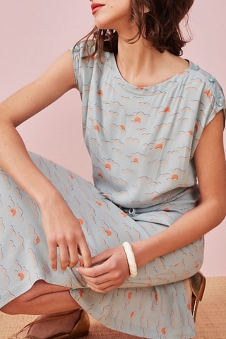 Robe longue Emmouna - Gris