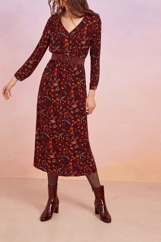 Robe longue Victoriane - Rouge
