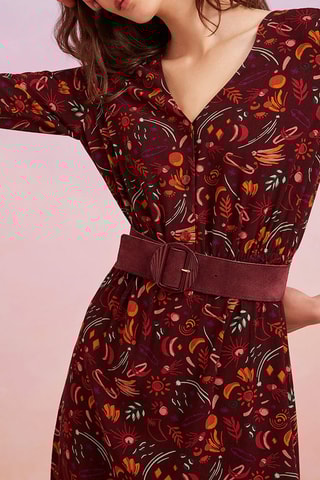 Robe longue Victoriane - Rouge