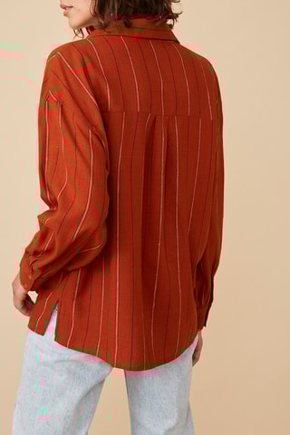 Chemise en soie - Rouge