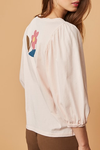 T-shirt en lin - Rose