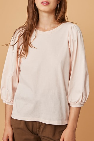 T-shirt en lin - Rose