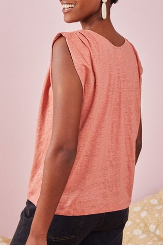 T-shirt en lin Helma - Rose