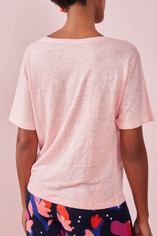 T-shirt en lin Helena - Rose