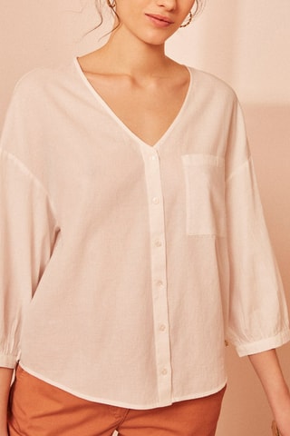 Blouse Victorine - Blanc