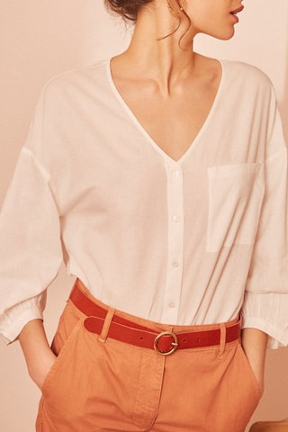 Blouse Victorine - Blanc
