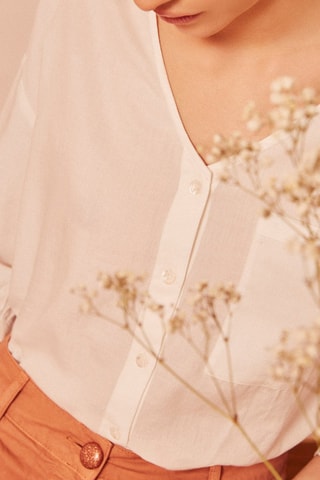 Blouse Victorine - Blanc