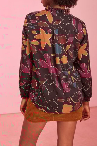 Blouse Tichette - Marron