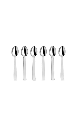 6 Roestvrijstalen Espressolepels Alto Miroir