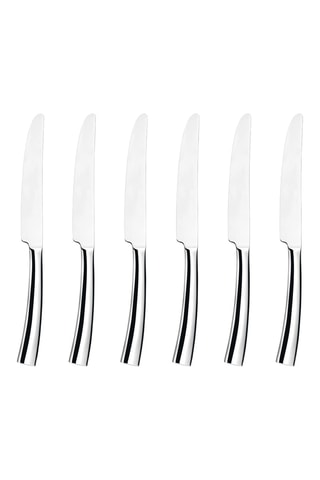 6 Roestvrijstalen Fruitmessen Diane - 19 cm