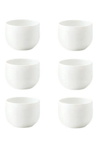 6 Porseleinen Espressokopjes Côme - 9 cl