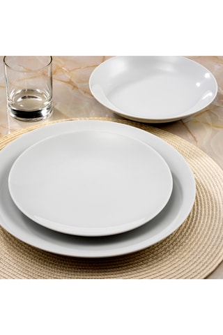 6 Porseleinen Dessertborden Hermine - 21 cm