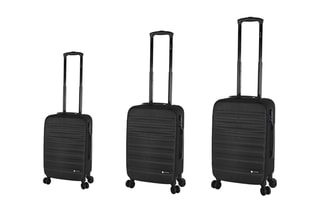 Set de 3 valises Also - 56/66/76 cm  - Noir