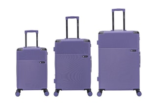 Set de 3 valises Stage - 56/ 66/ 76 cm  - Violet