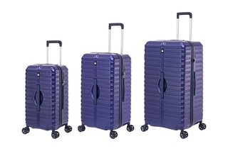 Set de 3 valises Fusion - 61/71/81 cm - Cadenas TSA - Bleu