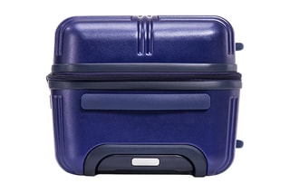 Valise grand volume Fusion - 71 cm - Cadenas TSA - Bleu