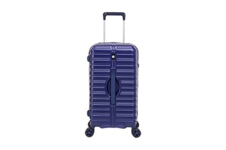 Valise grand volume Fusion - 81 cm - Cadenas TSA - Bleu