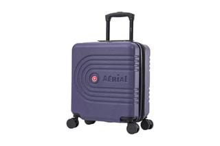 Valise cabine Trolley Aerial Declic - 45 cm - Violet