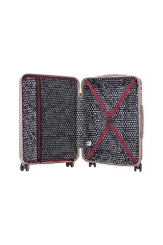 Valise grand volume Napoli - 75 cm  - Doré