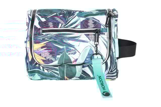 Trousse de toilette Tropical Forest - Blanc et vert
